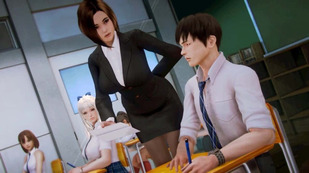二次元老婆学院_Waifu Academy 剧情互动 画面 1