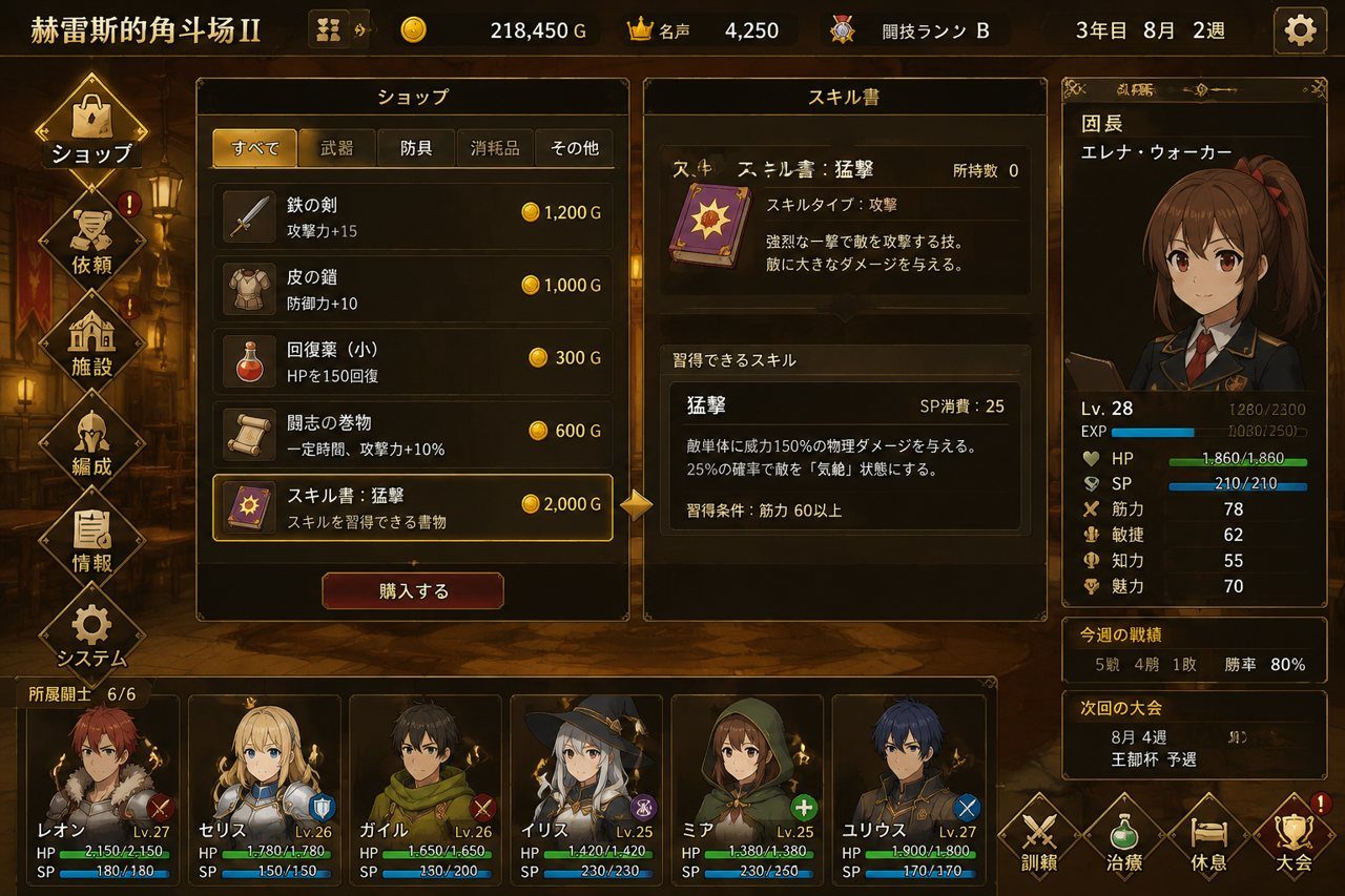 赫雷斯的角斗场Ⅱ 剧情互动 资料图 6